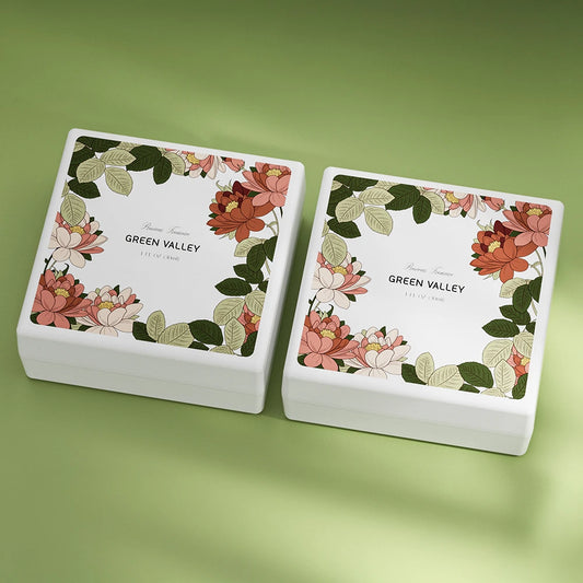 Botanical Border Print Pulp Perfume Gift Box - Otarapack