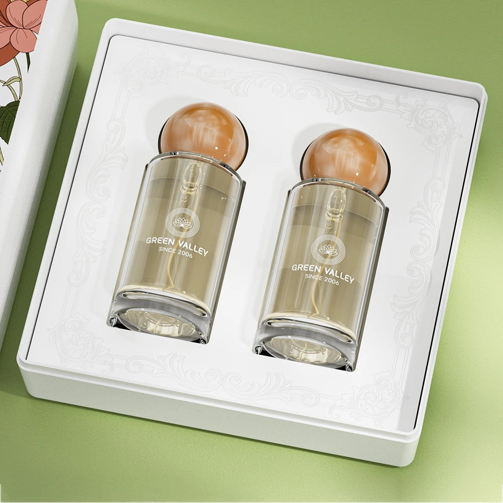 Botanical Border Print Pulp Perfume Gift Box - Otarapack