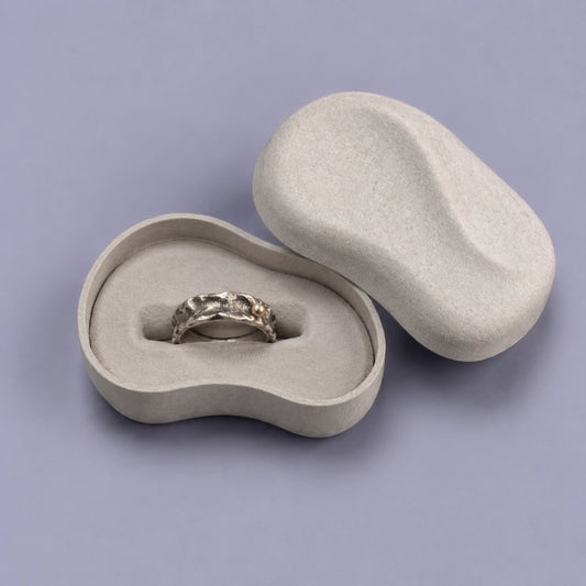 Smooth Special Shape Molded Pulp Jewelry Packaging