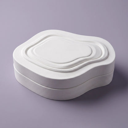 Bulk Tiered Ridge Cloud Shape Molded Pulp Gift Box