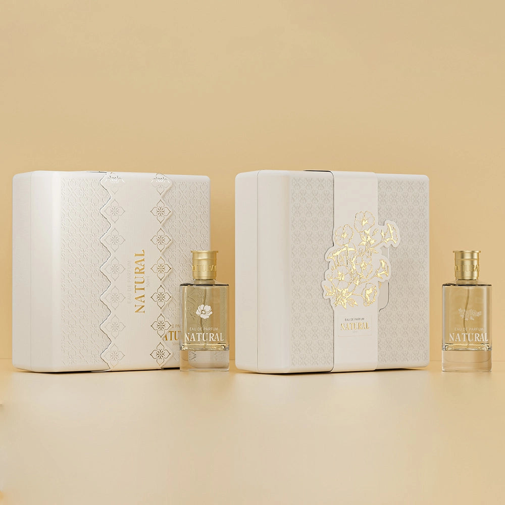 Hot Stamp Gold Geometric Pattern Sustainable Perfume Box - Otarapack