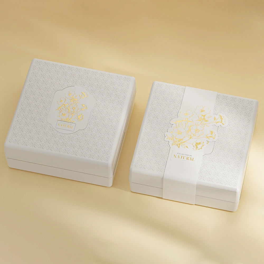 Hot Stamp Gold Geometric Pattern Sustainable Perfume Box - Otarapack