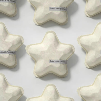 Luxury Star Shape Molded Pulp Gift Packaging Bulk