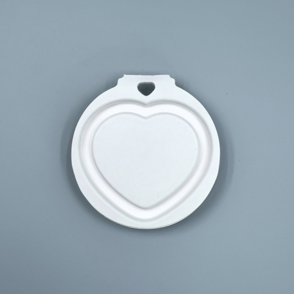 Sustainable Sugarcane Molded Heart Shaped Packaging For Makeup - Otarapack