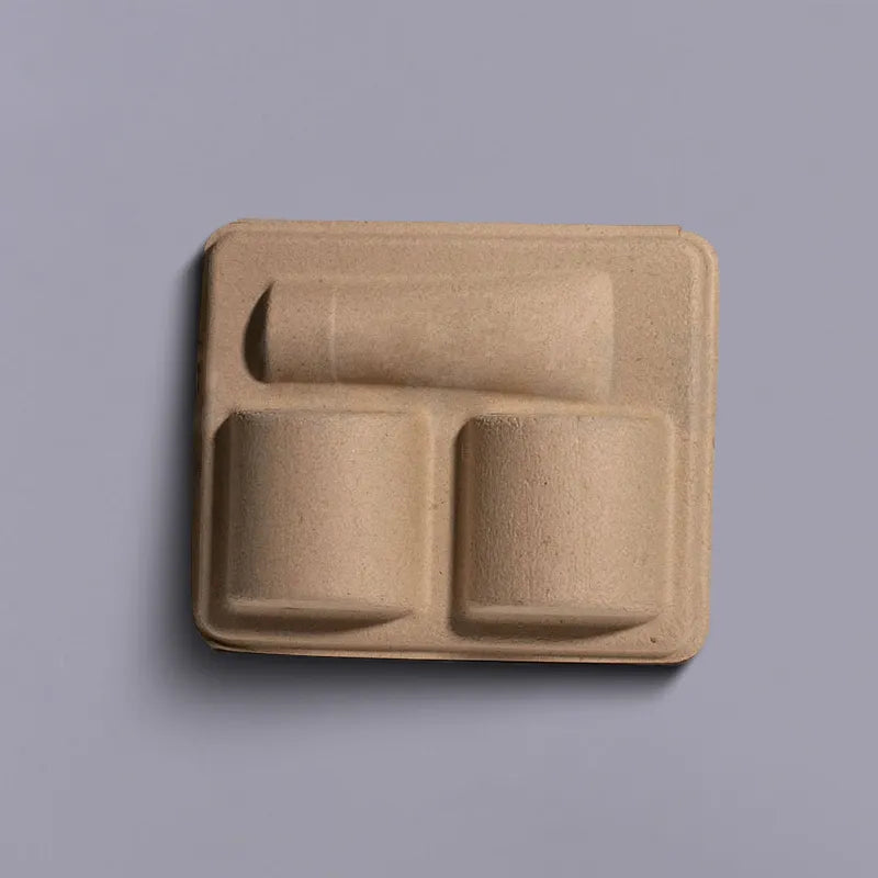 Sugarcane Thermos Cup Paper Tray - Otarapack