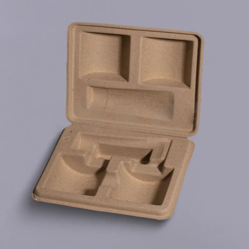 Sugarcane Thermos Cup Paper Tray - Otarapack
