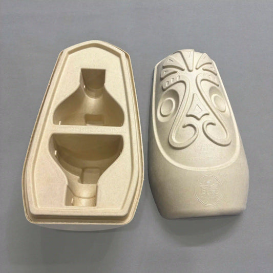 Totem Pulp Embossed Biodegradable Supplement Packaging - Otarapack
