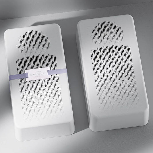 Gradient Halftone Dot Wave Pattern Molded Pulp Perfume Box - Otarapack