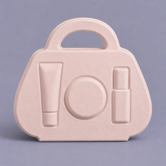 White Pulp Cosmetic Carrier Sustainable Handle Packaging