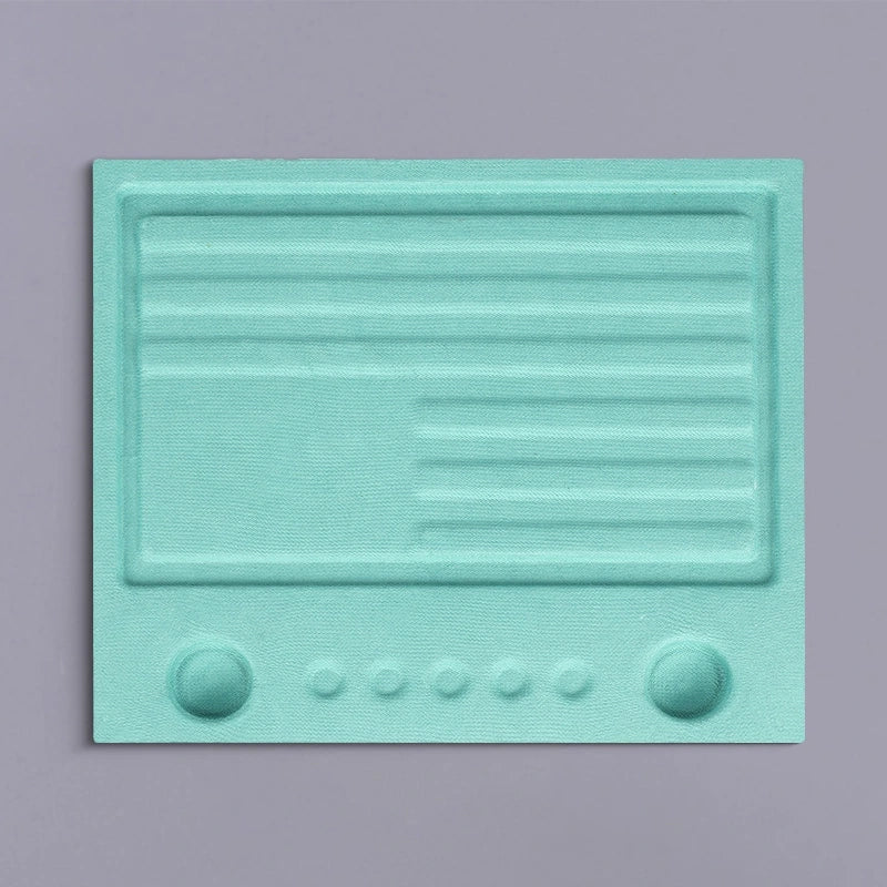 Blue-green Color Paper Tray for Electronic Products - Otarapack