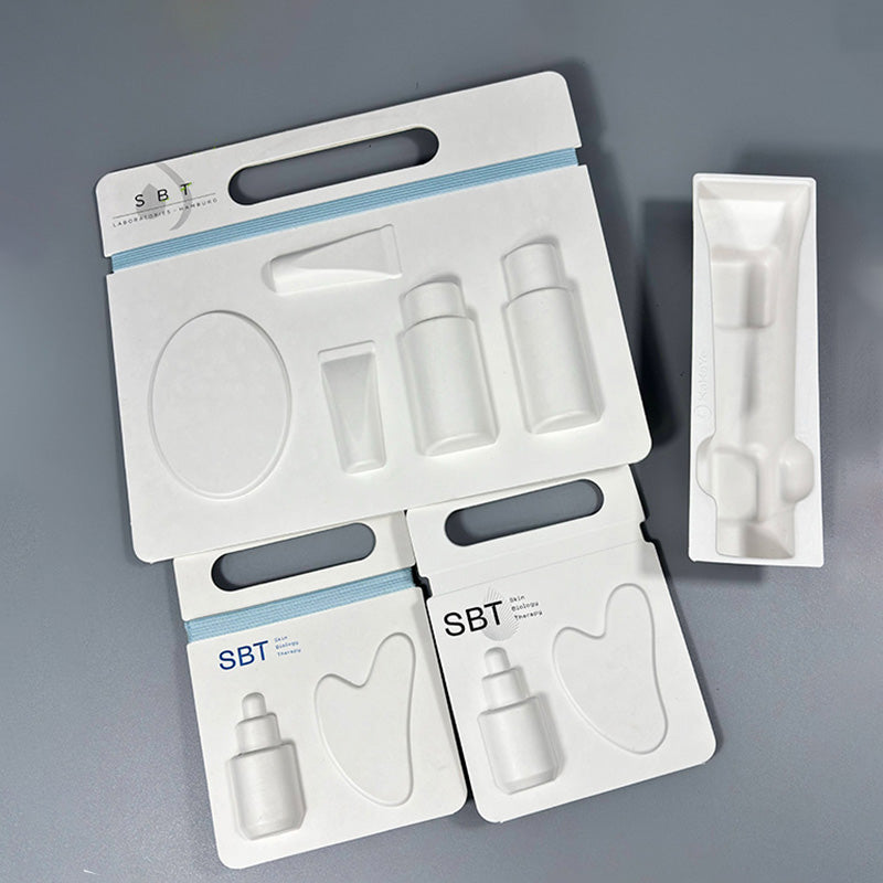 Cosmetic Pulp Molded Package Set With Handle - Otarapack