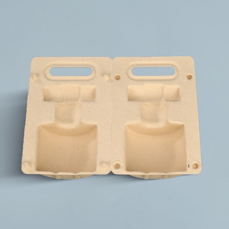 Molded Pulp Bottle Packaging with Handle - Otarapack