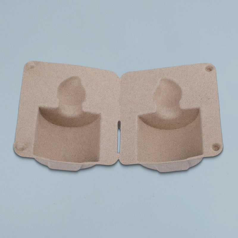 Clamshell Bagasse Moulded Pulp Perfume Box - Otarapack