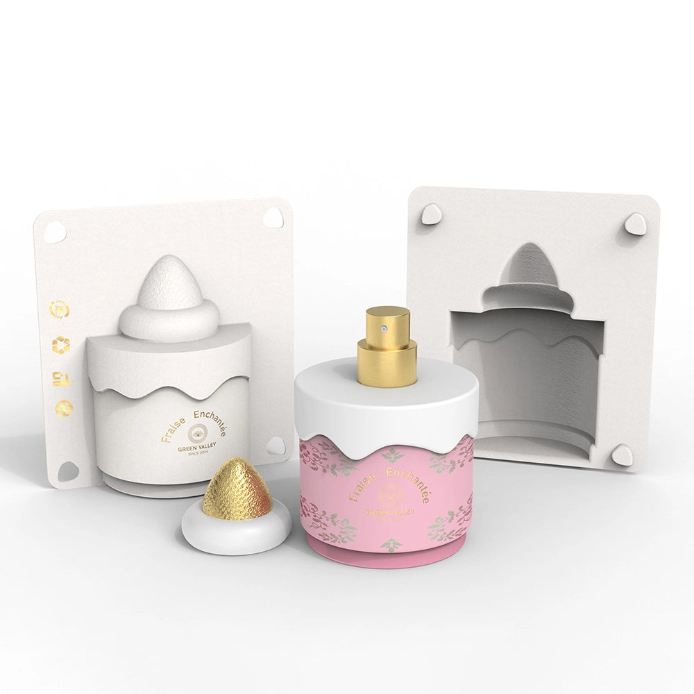 Cupcake Shaped Bagasse Perfume Packaging - Otarapack