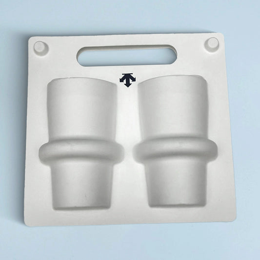 Sustainable White Pulp Insert For Glass Cup - Otarapack
