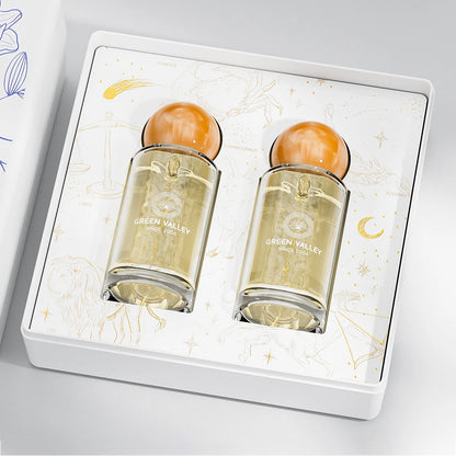 Blue Floral Molded Pulp Perfume Gift Box - Otarapack