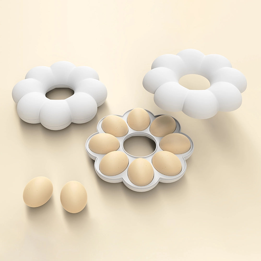 Flower Shape 8 PCS Egg Tray Molded Pulp Packaging - Otarapack