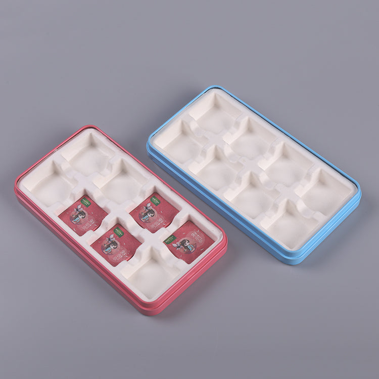 Chocolate Candy Molded Pulp Tray With 8 Divider - Otarapack