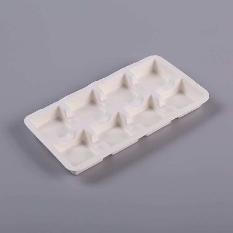 Chocolate Candy Molded Pulp Tray With 8 Divider - Otarapack