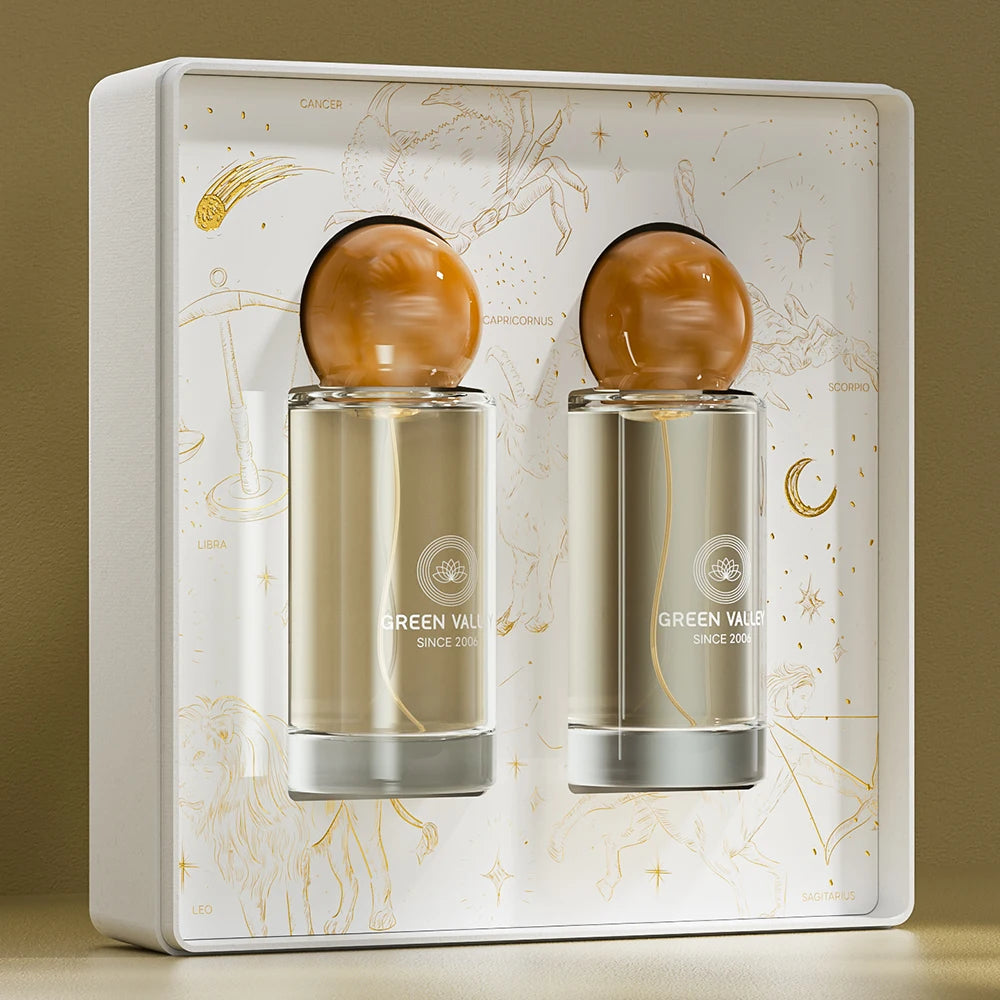 Gold Foil Horse Zodiac Dual Perfume Pulp Box - Otarapack