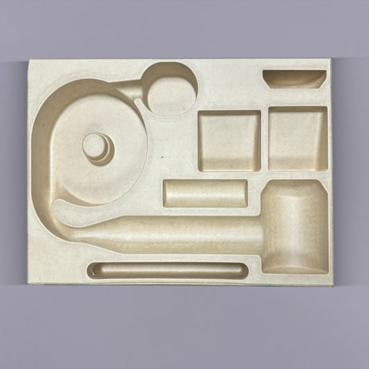 Hair Dryer Sugarcane Insert Eco Packaging Bagasse Tray - Otarapack