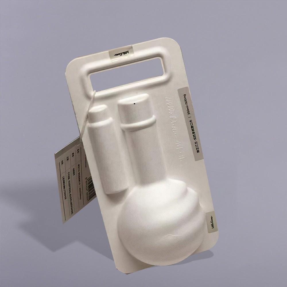 Sustainable Mouthwash Paper Pulp Boxes With Hang Tag - Otarapack