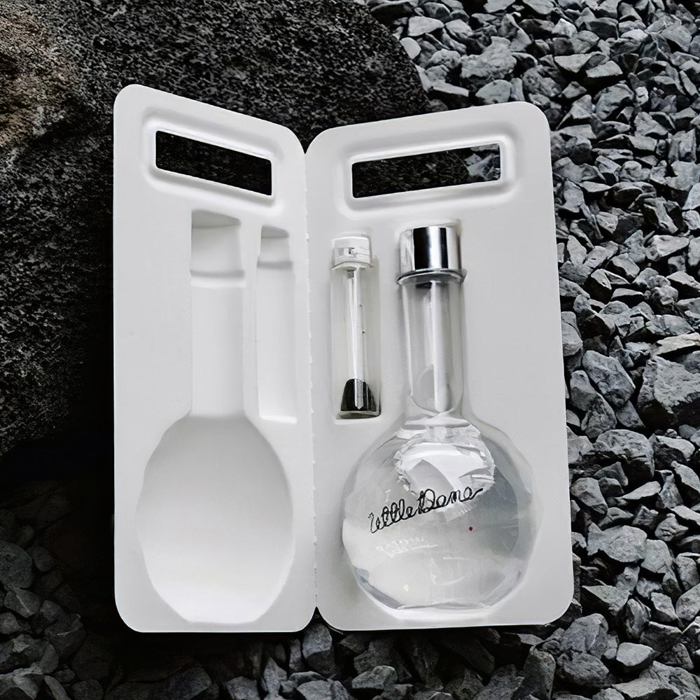 Sustainable Mouthwash Paper Pulp Boxes With Hang Tag - Otarapack