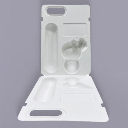 Handle Cutout Slotted Frisbee Clip Biodegradable Packaging - Otarapack