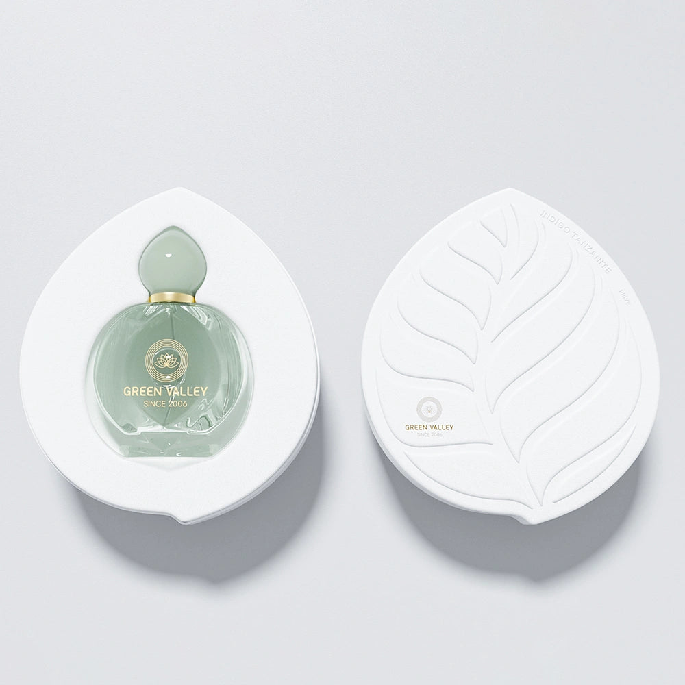 Leaf Shape Embossed Perfume Packaging - Otarapack