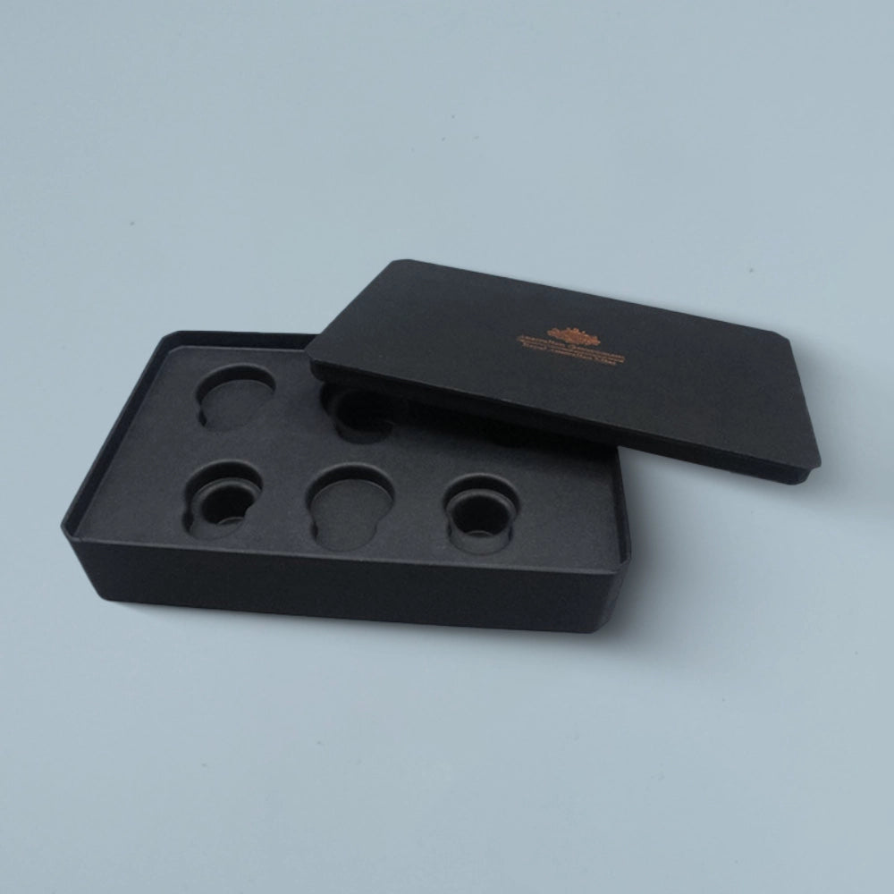 Black Lid And Base Tea Box Packaging - Otarapack