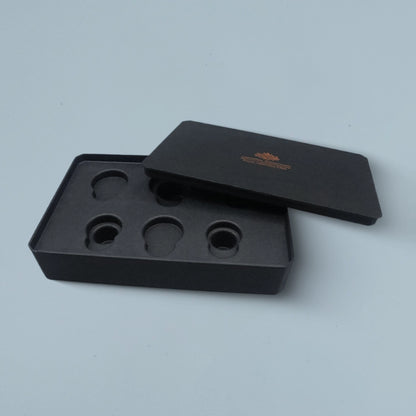 Black Lid And Base Tea Box Packaging - Otarapack