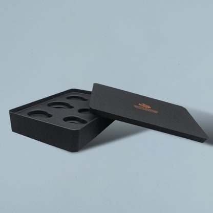 Black Lid And Base Tea Box Packaging - Otarapack