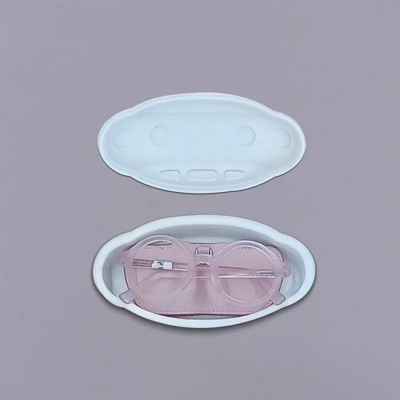 Oval Molded Pulp Eyewear Case - Otarapack