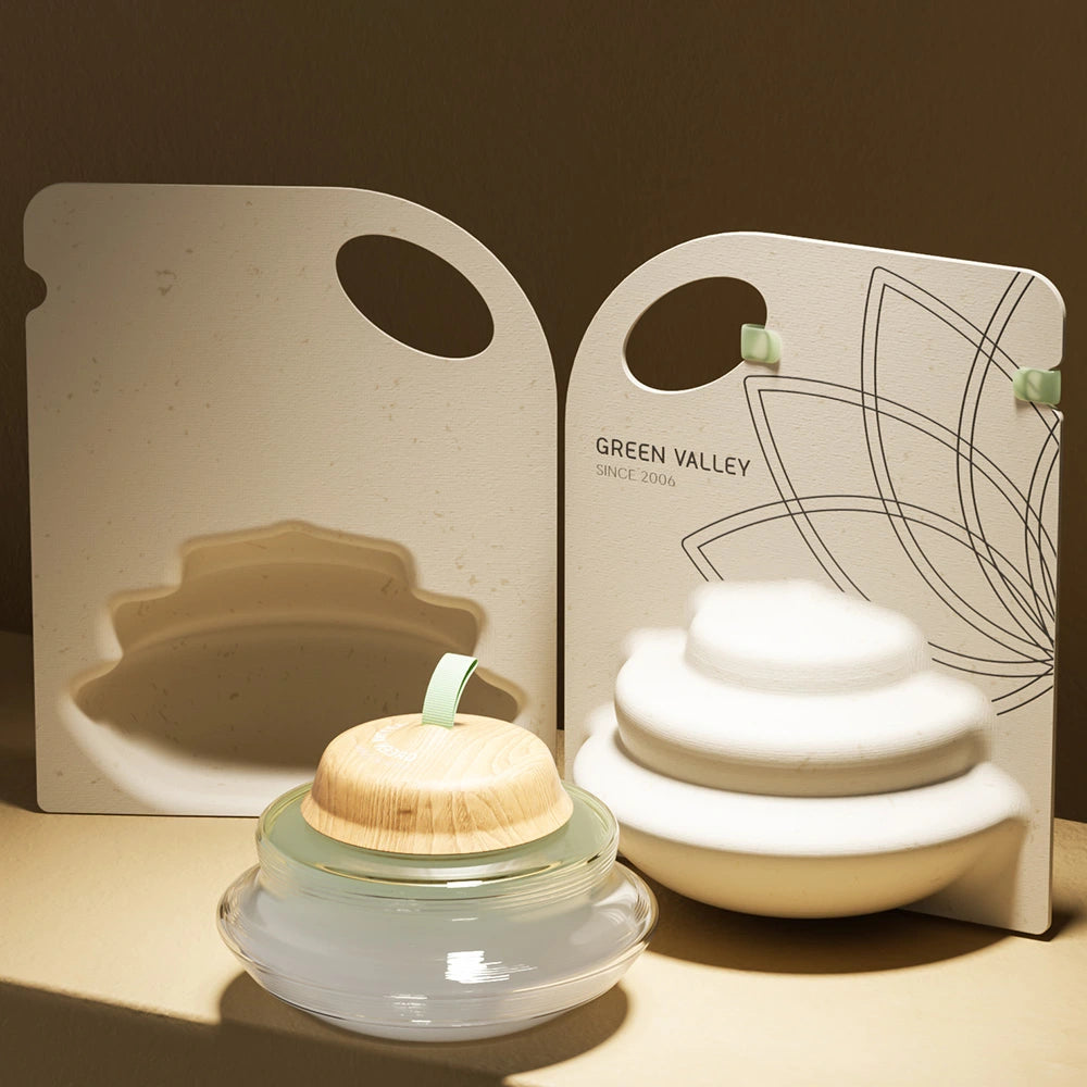 Lotus Shaped Molded Pulp Perfume Bottle Packaging - Otarapack