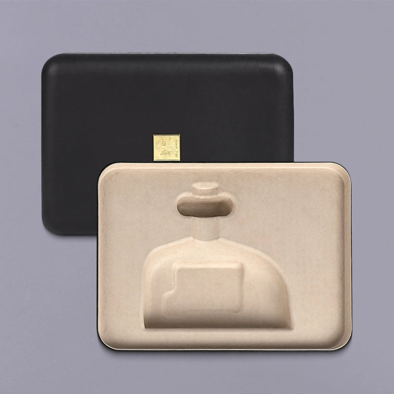 Foil Stamping Lid Bottom Molded Pulp Perfume Packaging - Otarapack