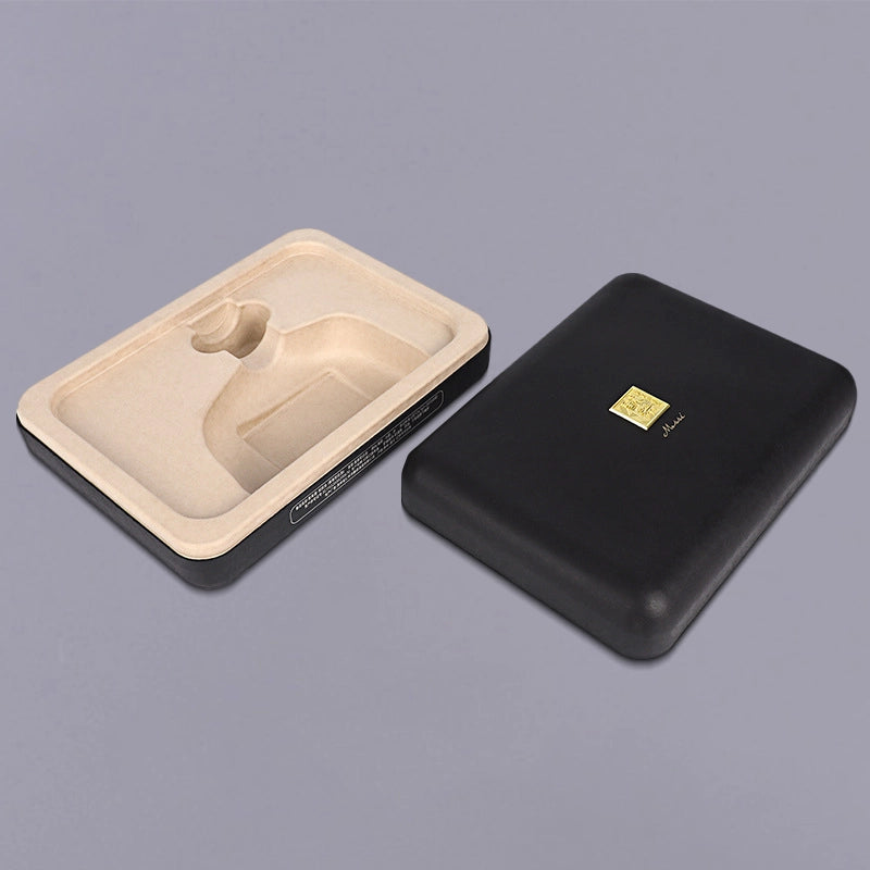 Foil Stamping Lid Bottom Molded Pulp Perfume Packaging - Otarapack