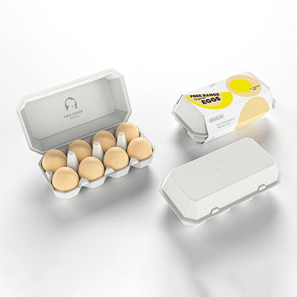 Molded Pulp Clamshell Egg Box - Otarapack