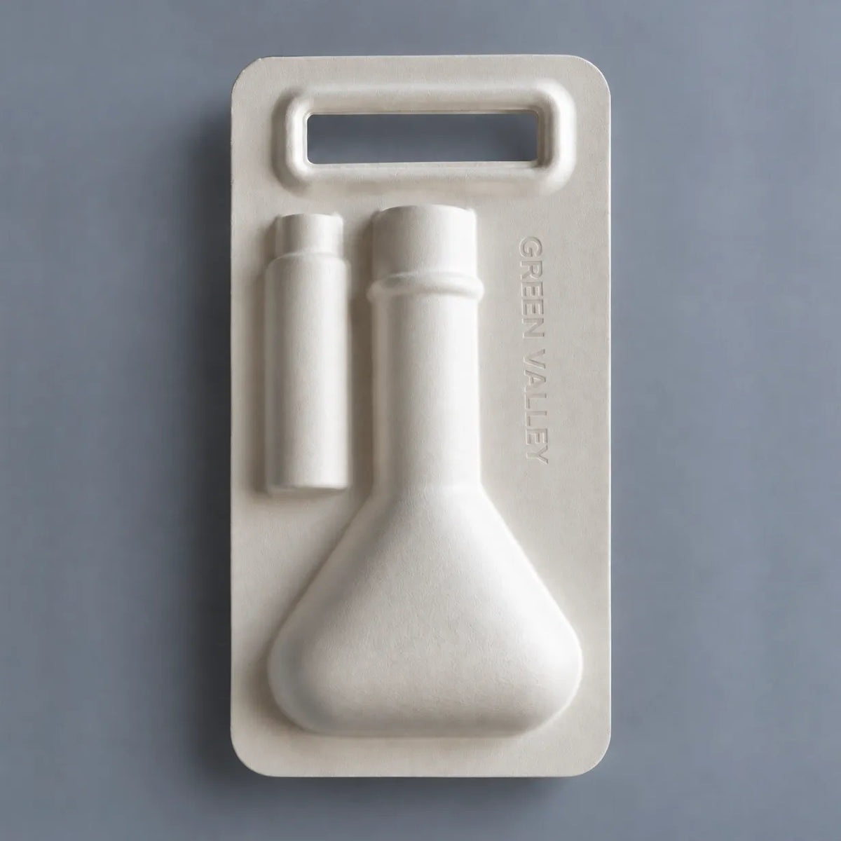 Sustainable Mouthwash Paper Pulp Boxes With Hang Tag