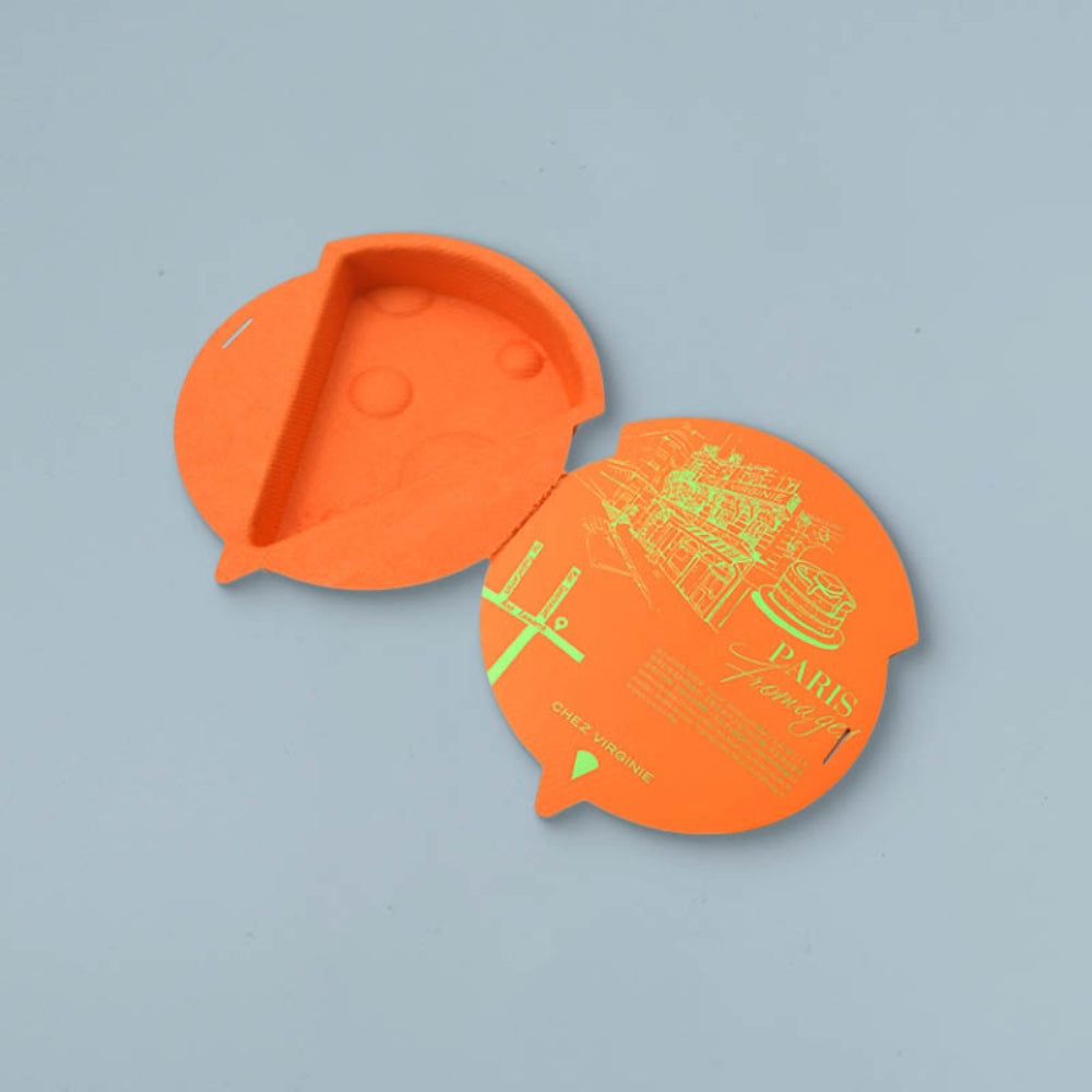 Orange Special Cheese-shape Cosmetic Pulp Box - Otarapack