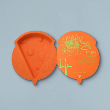 Orange Special Cheese-shape Cosmetic Pulp Box - Otarapack