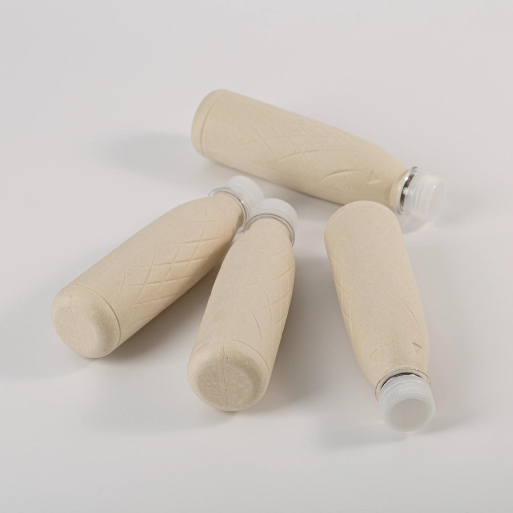 Sustainable Molded Pulp Water Paper Bottle Packaging - Otarapack