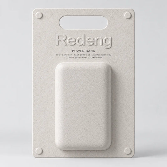 Recyclable Smart Charger Accessories Sugarcane Pulp Packaging Box
