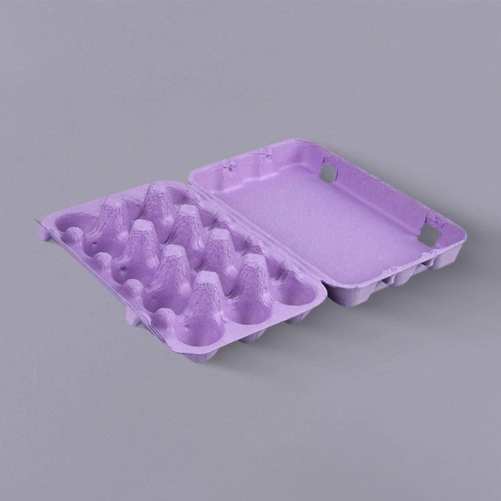 Purple Clamshell Egg Storage Pulp Tray - Otarapack