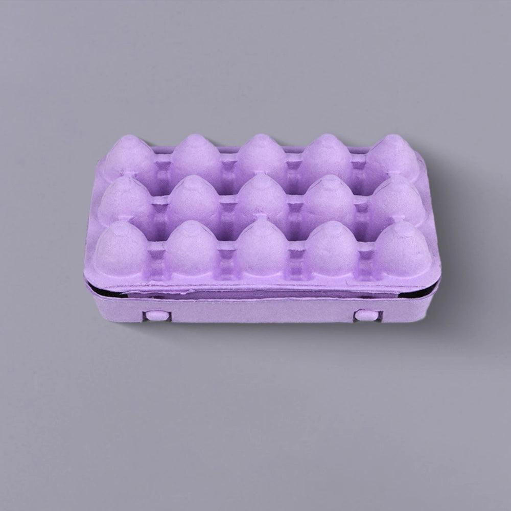 Purple Clamshell Egg Storage Pulp Tray - Otarapack