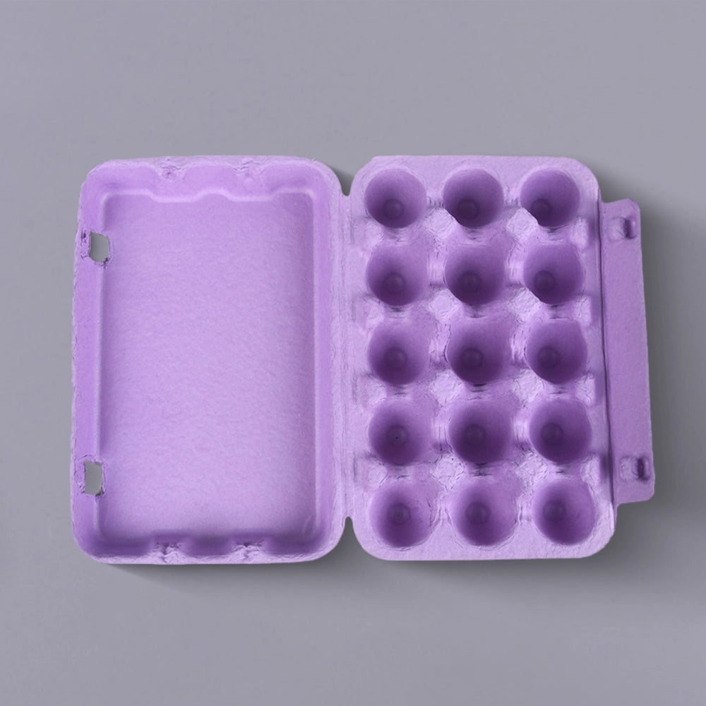 Purple Clamshell Egg Storage Pulp Tray - Otarapack