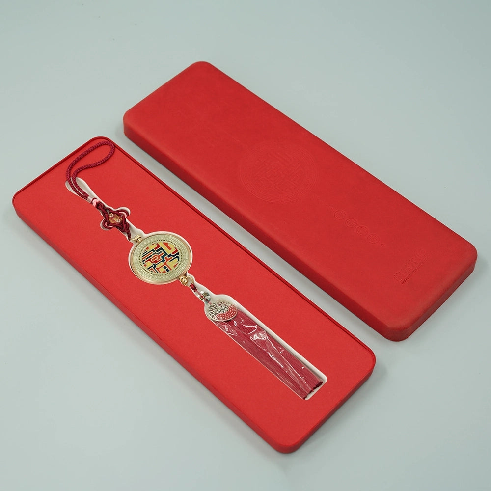 Red Pulp Gift Box For Commemorative Coin Charm - Otarapack