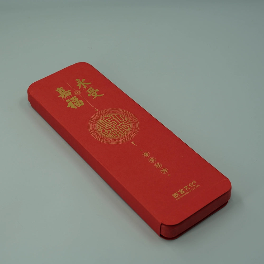 Red Pulp Gift Box For Commemorative Coin Charm - Otarapack