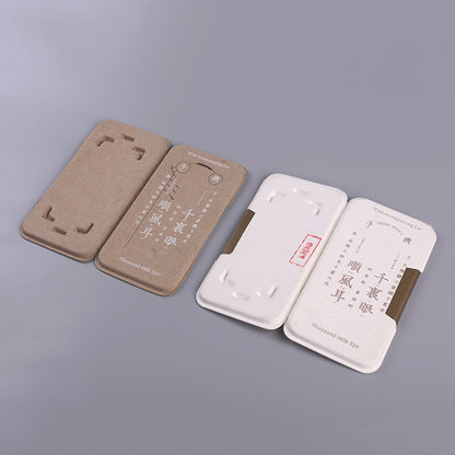 Flip Top bagass Eco Friendly Iphone Case Box - Otarapack