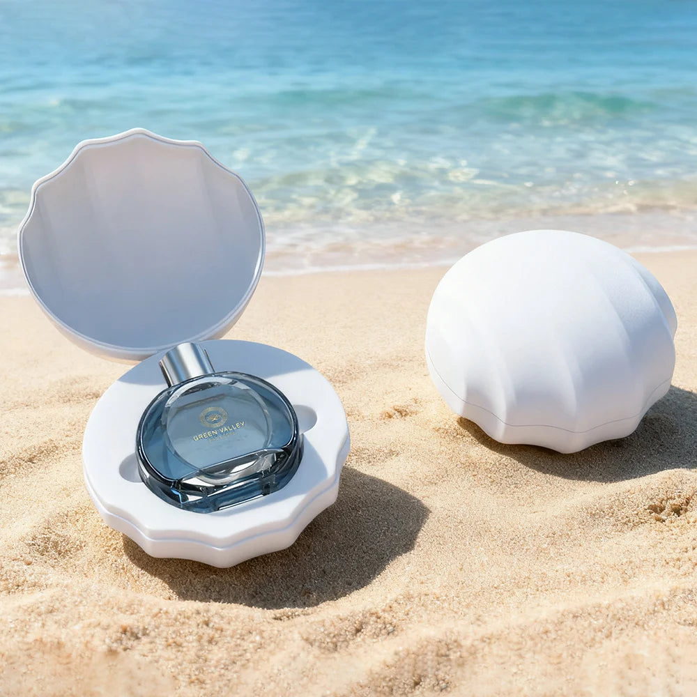 Shell Shaped Biodegradable Perfume Box - Otarapack