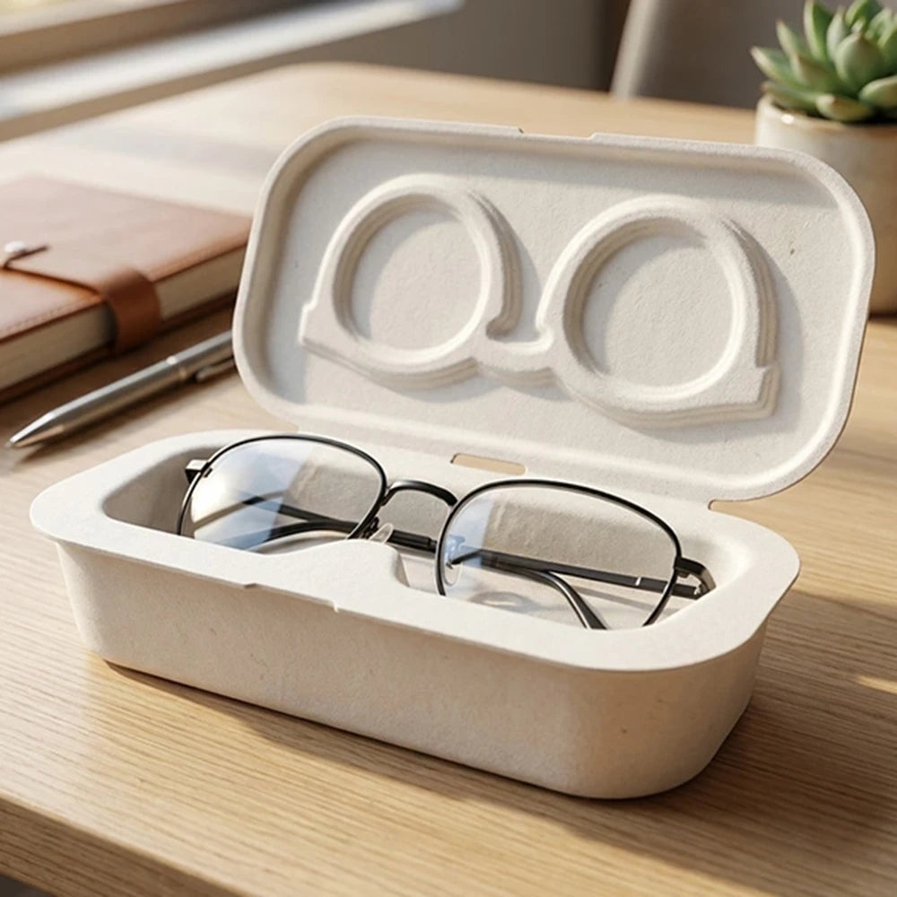 Bagasse Clamshell Eyeglass Box - Otarapack